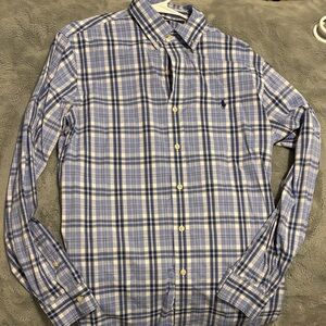 Polo Ralph Lauren Light Blue Plaid Shirt
